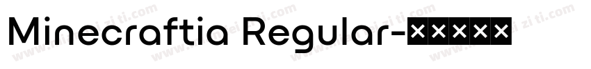 Minecraftia Regular字体转换